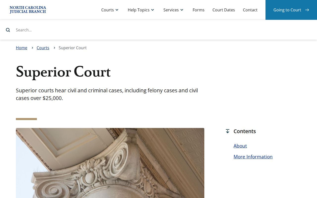 Rowan County civil court docket Superior Court source
