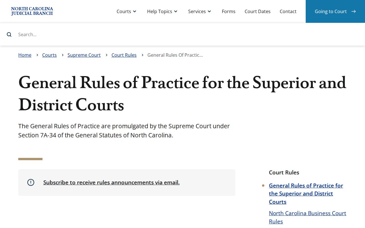 Rowan County court records image for North Carolina court confidentiality and sealing rules