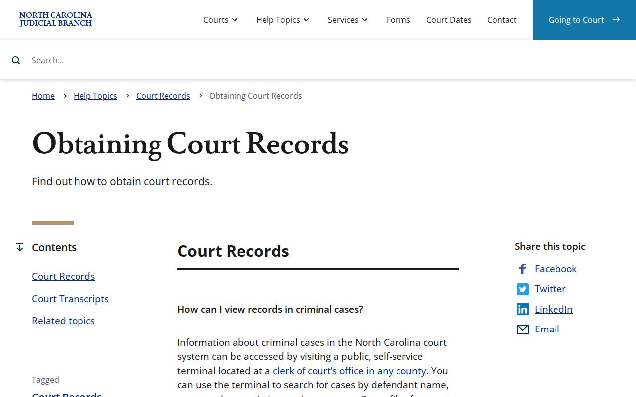 Rowan County court records image from North Carolina court record guidance