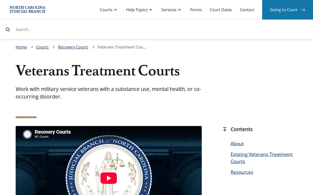 Rowan County criminal court docket Veterans Treatment Court listing